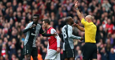 Emmanuel Adebayor: Tottenham striker says sorry after red card against Arsenal